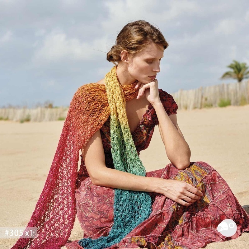 【大嘴鳥】Katia 格芮漸層紗 POLYNESIA GRADIENT 春夏紗 棉麻線 編織線材 歐洲進口-細節圖8