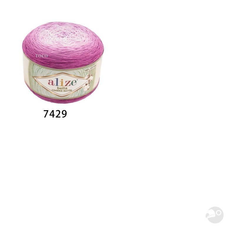 【大嘴鳥】Alize 貝拉長漸層 Bella Ombre Batik  春夏紗 棉線 編織線材 土耳其進口-細節圖4