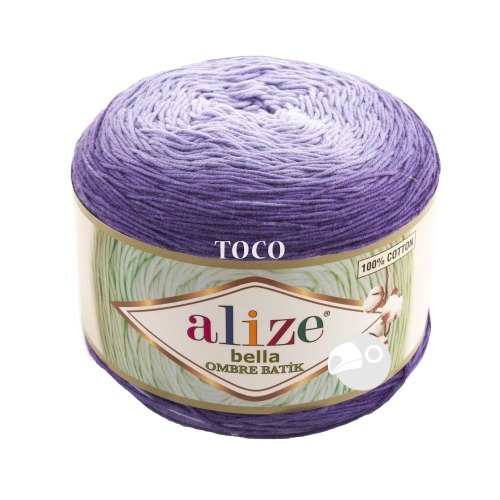 【大嘴鳥】Alize 貝拉長漸層 Bella Ombre Batik  春夏紗 棉線 編織線材 土耳其進口-規格圖4