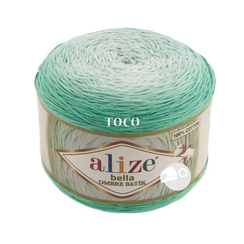 【大嘴鳥】Alize 貝拉長漸層 Bella Ombre Batik  春夏紗 棉線 編織線材 土耳其進口-規格圖4