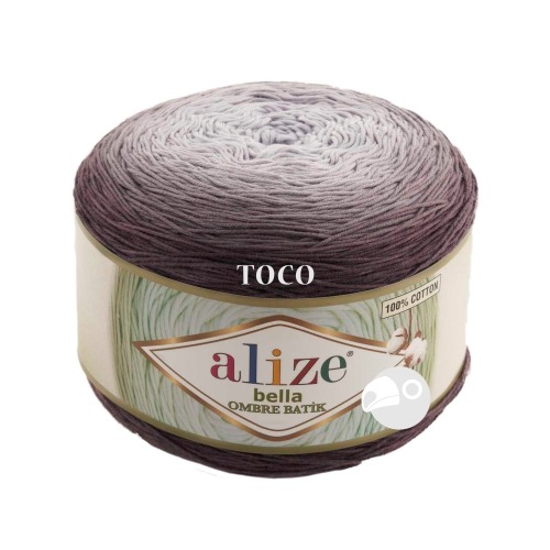 【大嘴鳥】Alize 貝拉長漸層 Bella Ombre Batik  春夏紗 棉線 編織線材 土耳其進口-規格圖4