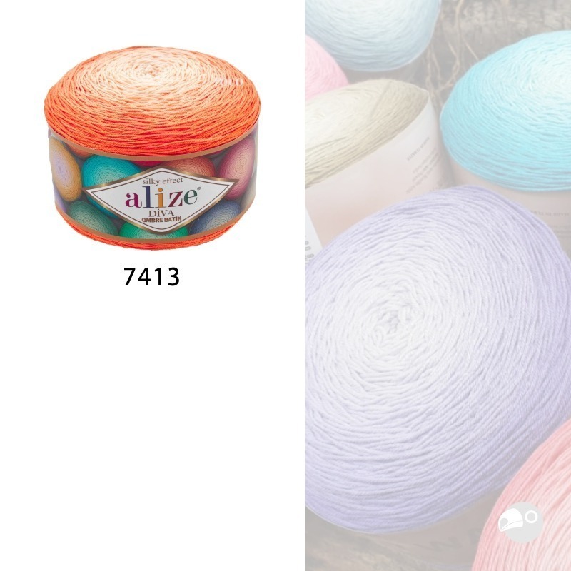 【大嘴鳥】Alize 迪娃長漸層 Diva Ombre Batik 編織線材 土耳其進口-細節圖5