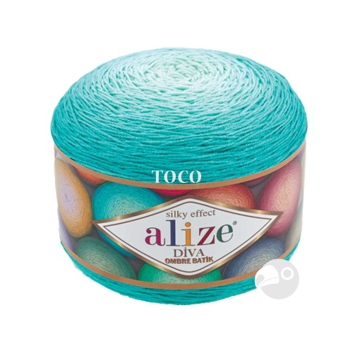 【大嘴鳥】Alize 迪娃長漸層 Diva Ombre Batik 編織線材 土耳其進口-規格圖6