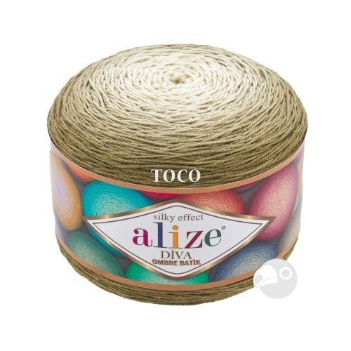 【大嘴鳥】Alize 迪娃長漸層 Diva Ombre Batik 編織線材 土耳其進口-規格圖6