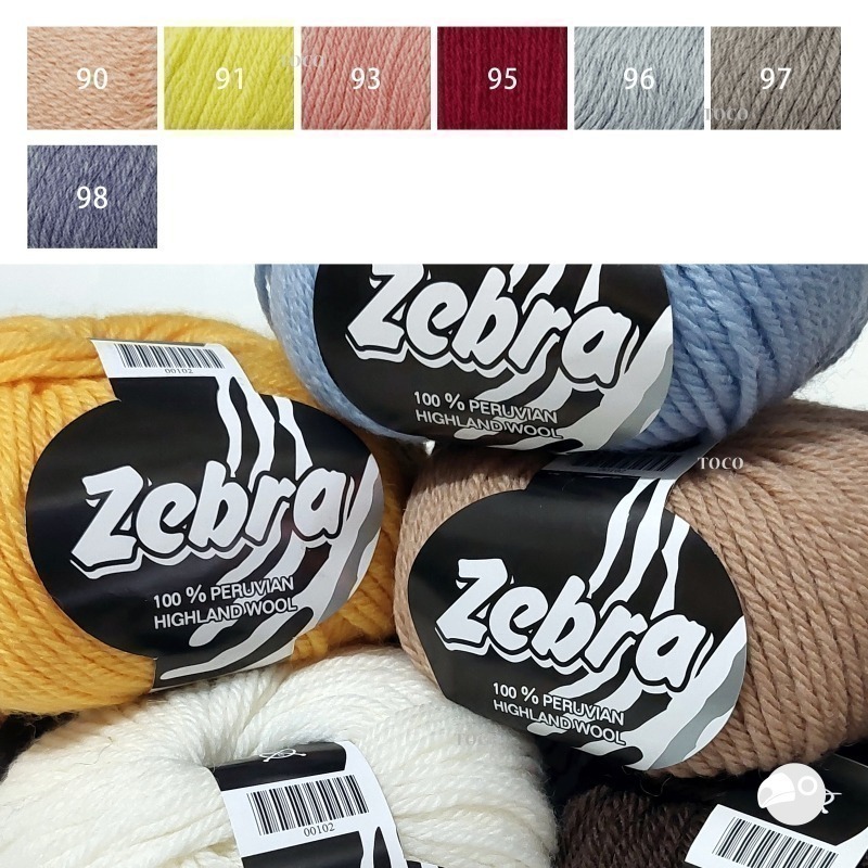 【大嘴鳥】Zebra 斑馬毛線 100%羊毛 編織線材 祕魯進口-細節圖4