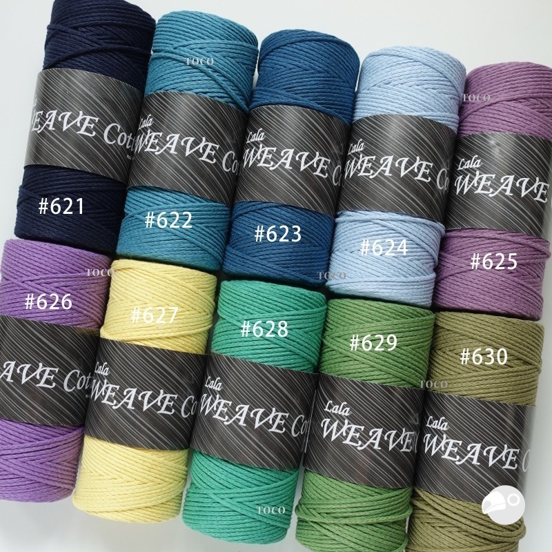 【大嘴鳥】拉拉編織棉 LaLa WEAVE Cotton 250g 圓股棉線 編織線材 台灣製造-細節圖6