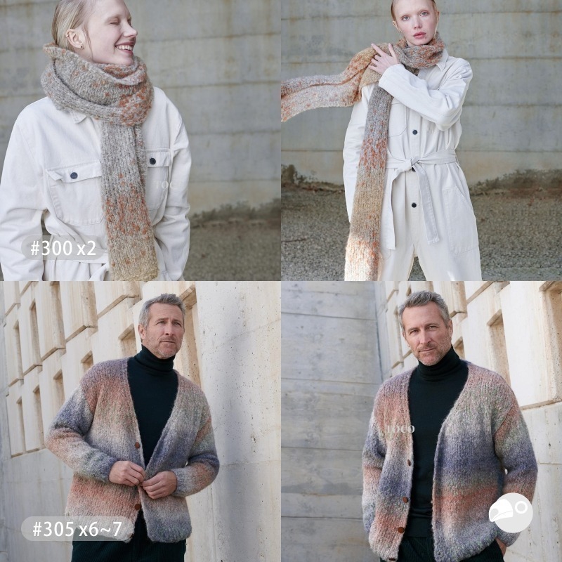 【大嘴鳥】Katia 飄羽漸層花毛線 PIUMINO 編織線材 歐洲進口-細節圖5