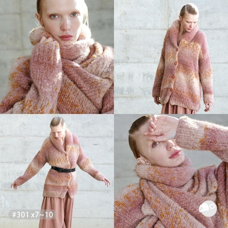 【大嘴鳥】Katia 飄羽漸層花毛線 PIUMINO 編織線材 歐洲進口-細節圖6