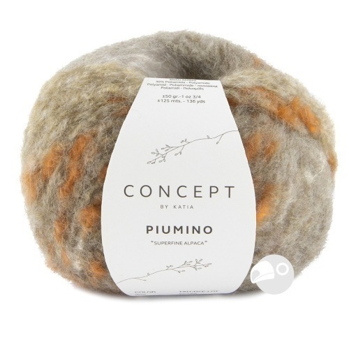 【大嘴鳥】Katia 飄羽漸層花毛線 PIUMINO 編織線材 歐洲進口-規格圖9