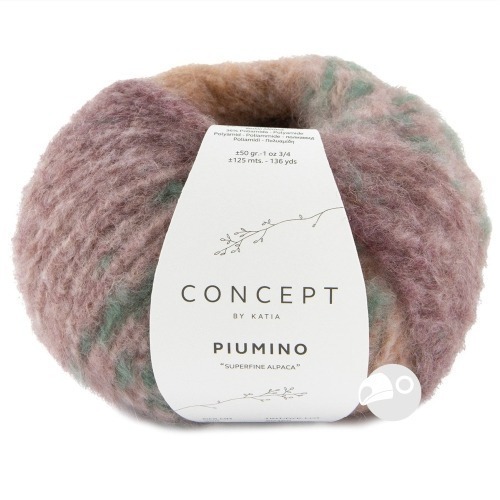 【大嘴鳥】Katia 飄羽漸層花毛線 PIUMINO 編織線材 歐洲進口-規格圖9