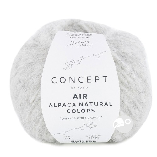 【大嘴鳥】Katia 空靈阿帕卡毛線 AIR ALPACA NATURAL COLORS 編織線材 歐洲進口-規格圖5