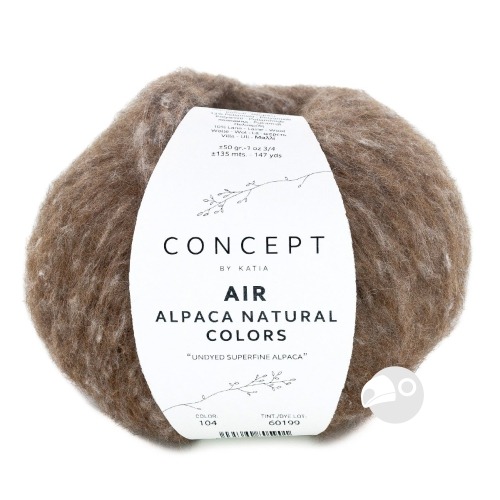 【大嘴鳥】Katia 空靈阿帕卡毛線 AIR ALPACA NATURAL COLORS 編織線材 歐洲進口-規格圖5