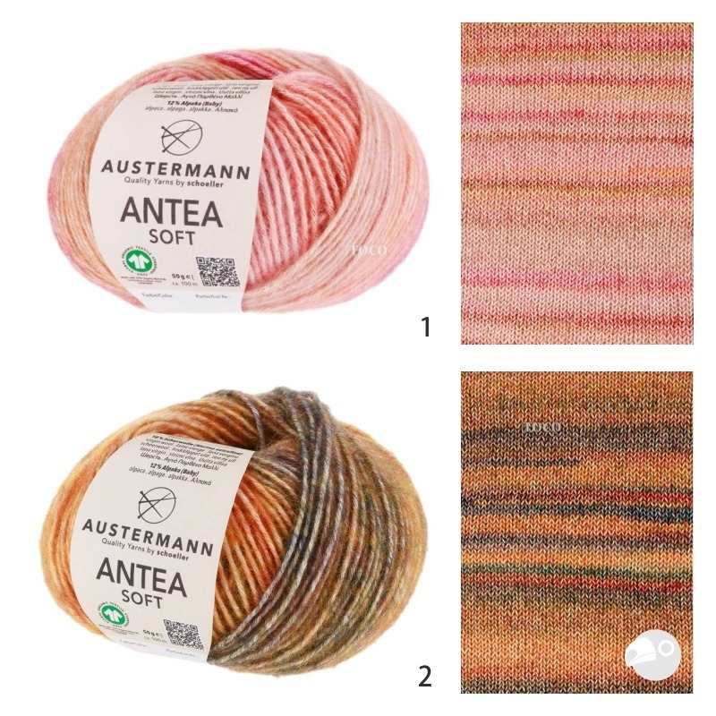 【大嘴鳥】AUSTERMANN 安泰段染駝羊毛線 ANTEA SOFT 秋冬毛線 編織線材 歐洲進口-細節圖3