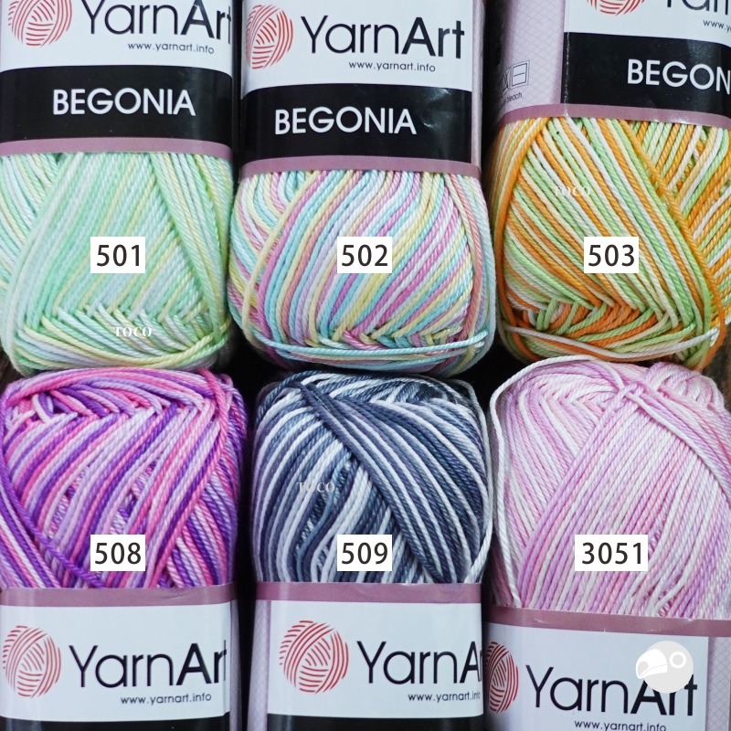 【大嘴鳥】Yarn Art 妮亞絲光棉 BEGONIA 春夏紗 棉線 編織線材 土耳其進口-細節圖2