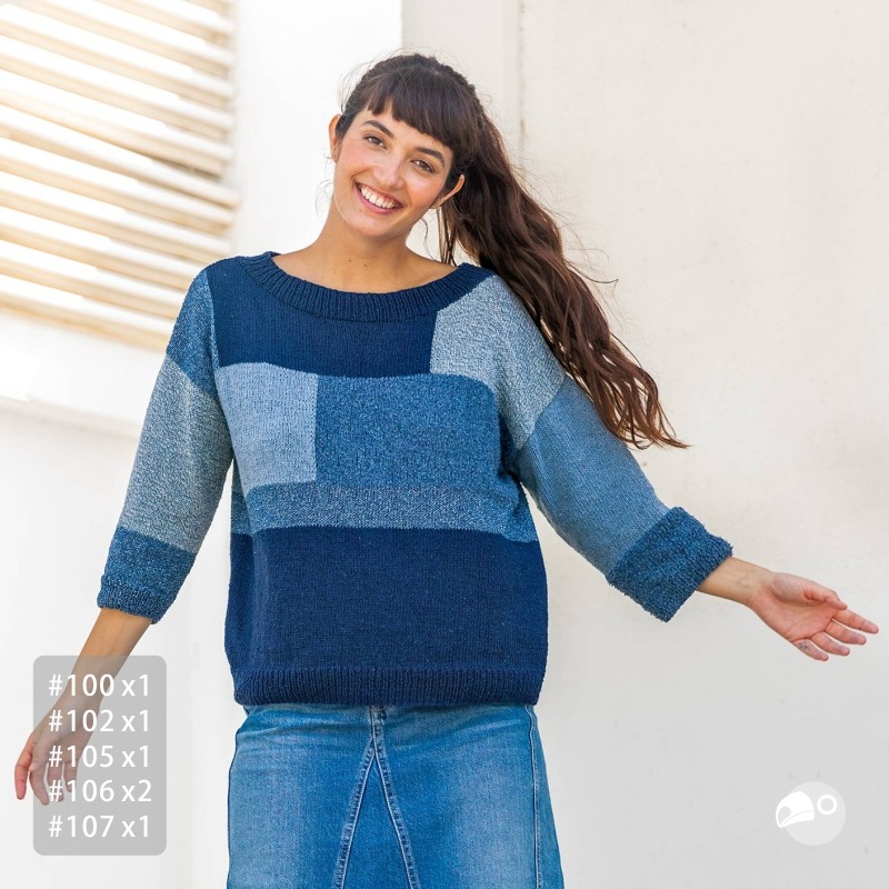 【大嘴鳥】Katia 丹寧系列 BLUE JEANS I、II、III、IV 春夏紗 編織線材 歐洲進口-細節圖8