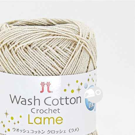 【大嘴鳥】Hamanaka 2517 Wash Cotton Crochet Lame 春夏紗 編織線材 日本進口-規格圖7