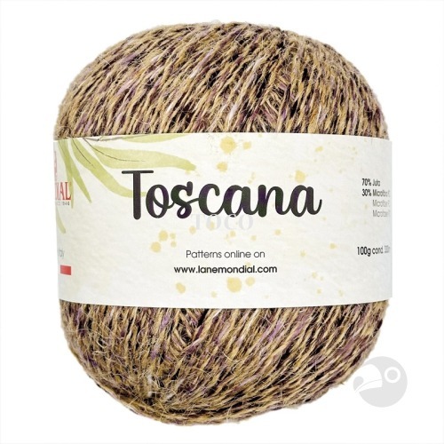 【大嘴鳥】Mondial 托卡花麻線 Toscana 編織線材 歐洲進口-規格圖7