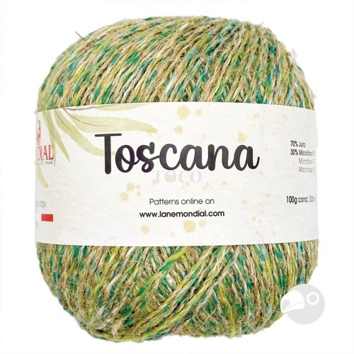 【大嘴鳥】Mondial 托卡花麻線 Toscana 編織線材 歐洲進口-規格圖7
