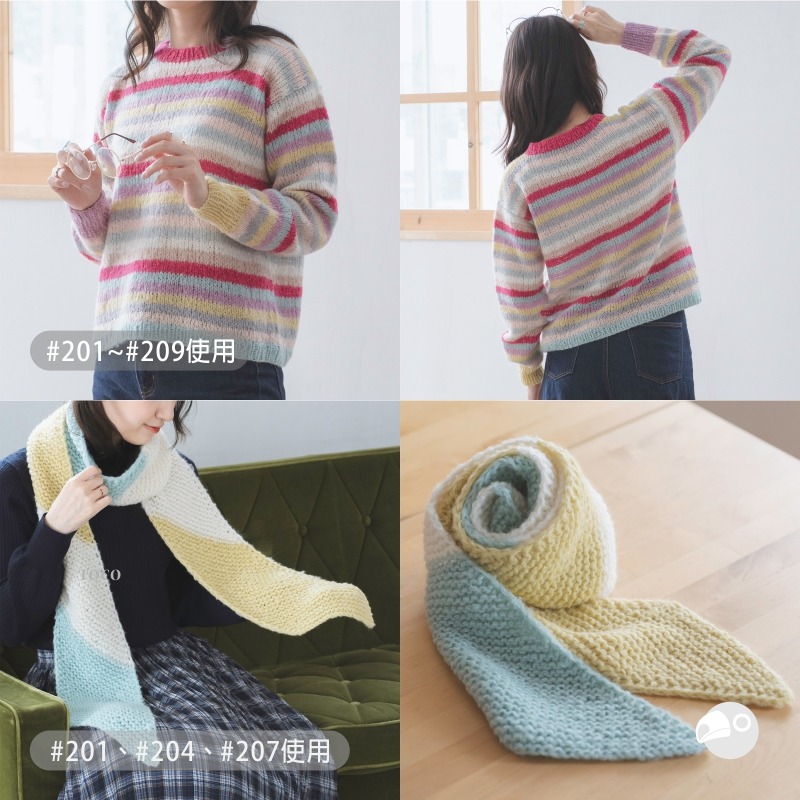 【大嘴鳥】Olympus 莫夫防縮毛線 自然のつむぎmofu 秋冬毛線 編織線材 日本進口-細節圖7