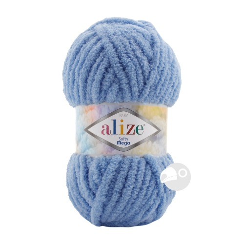 【大嘴鳥】Alize 舒服美+ Softy mega 秋冬毛線 編織線材 土耳其進口-規格圖4