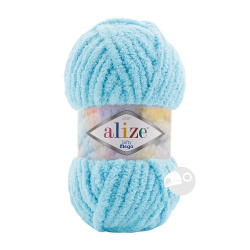 【大嘴鳥】Alize 舒服美+ Softy mega 秋冬毛線 編織線材 土耳其進口-規格圖4