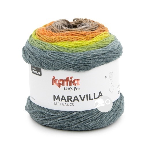 【大嘴鳥】Katia 瑪拉漸層毛線 MARAVILLA 秋冬毛線 編織線材 歐洲進口-規格圖6