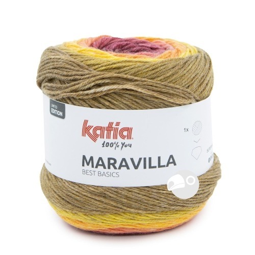 【大嘴鳥】Katia 瑪拉漸層毛線 MARAVILLA 秋冬毛線 編織線材 歐洲進口-規格圖6