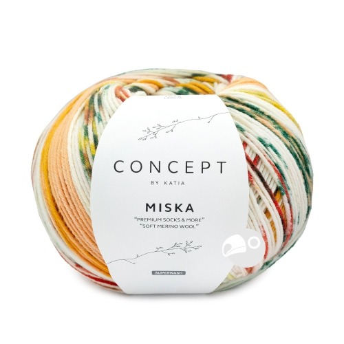 【大嘴鳥】Katia 米斯卡花毛線 MISKA 秋冬毛線 編織線材 歐洲進口-規格圖5