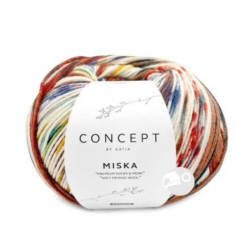 【大嘴鳥】Katia 米斯卡花毛線 MISKA 秋冬毛線 編織線材 歐洲進口-規格圖5