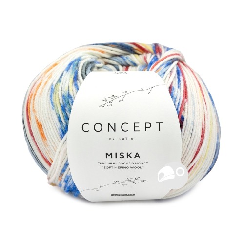 【大嘴鳥】Katia 米斯卡花毛線 MISKA 秋冬毛線 編織線材 歐洲進口-規格圖5