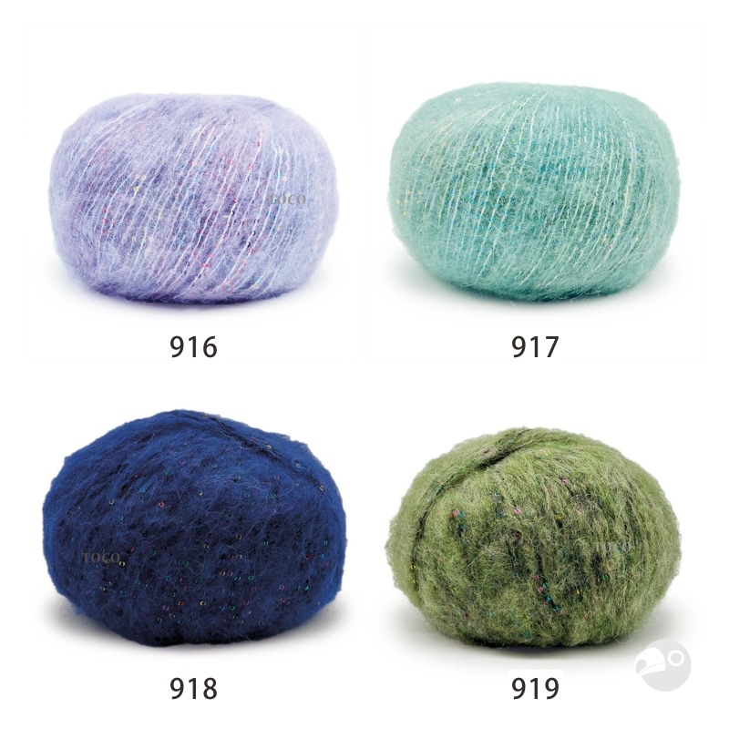 【大嘴鳥】Mondial 瑪麗蓮亮片毛線 Marilyn 秋冬毛線 編織線材 歐洲進口-細節圖3