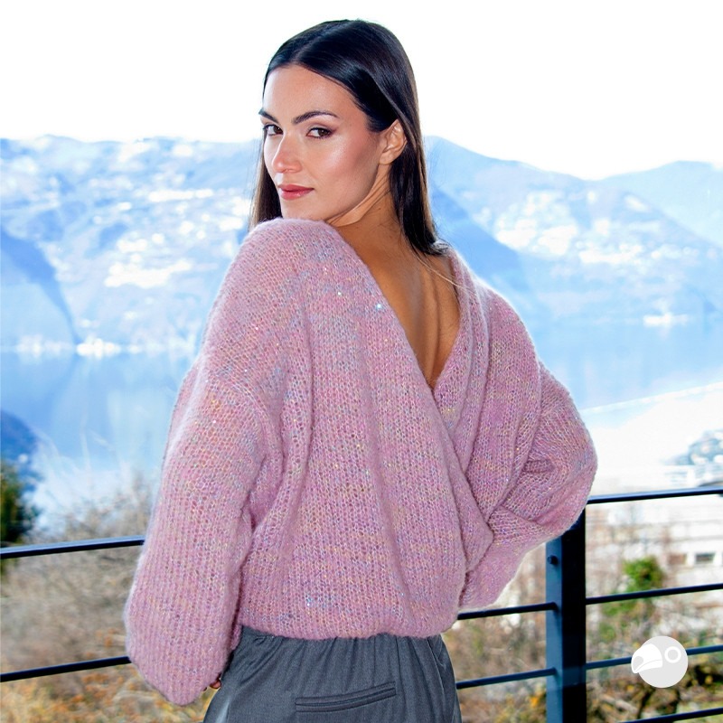 【大嘴鳥】Mondial 瑪麗蓮亮片毛線 Marilyn 秋冬毛線 編織線材 歐洲進口-細節圖6