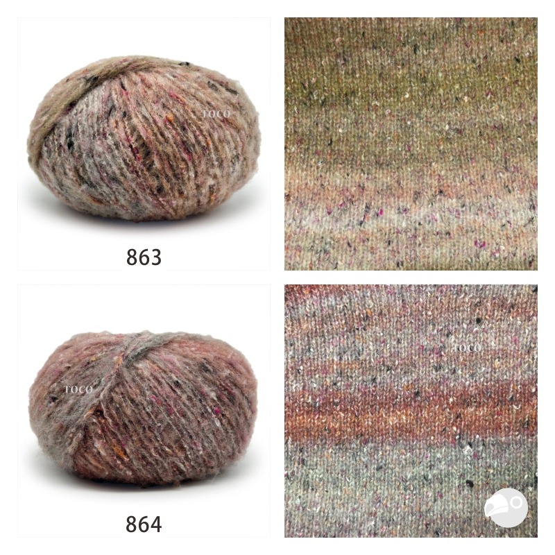 【大嘴鳥】Mondial 馬蒂思花毛線 Matisse 秋冬毛線 編織線材 歐洲進口-細節圖2