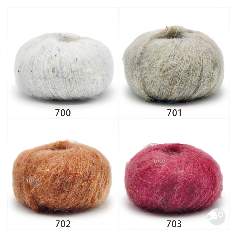 【大嘴鳥】Mondial 花漾細馬海 Tweedy 秋冬毛線 編織線材 歐洲進口-細節圖2