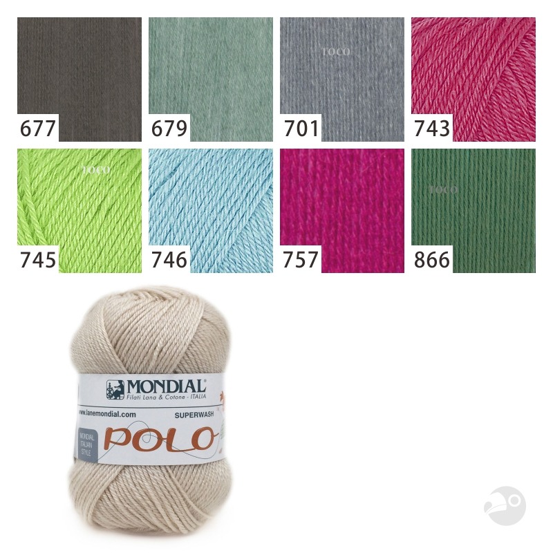 【大嘴鳥】Mondial 保羅素毛線 POLO 編織線材 歐洲進口-細節圖4