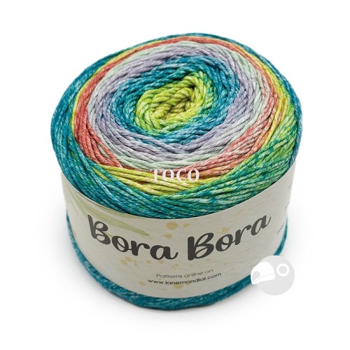 【大嘴鳥】Mondial 波拉漸層紗 Bora Bora 春夏紗 編織線材 歐洲進口-規格圖7