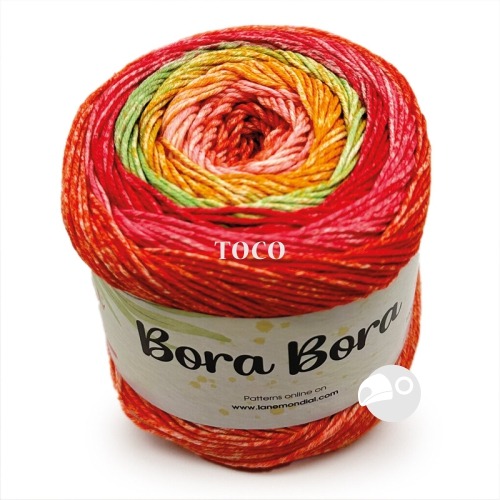 【大嘴鳥】Mondial 波拉漸層紗 Bora Bora 春夏紗 編織線材 歐洲進口-規格圖7