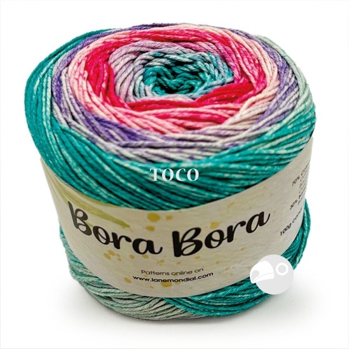 【大嘴鳥】Mondial 波拉漸層紗 Bora Bora 春夏紗 編織線材 歐洲進口-規格圖7