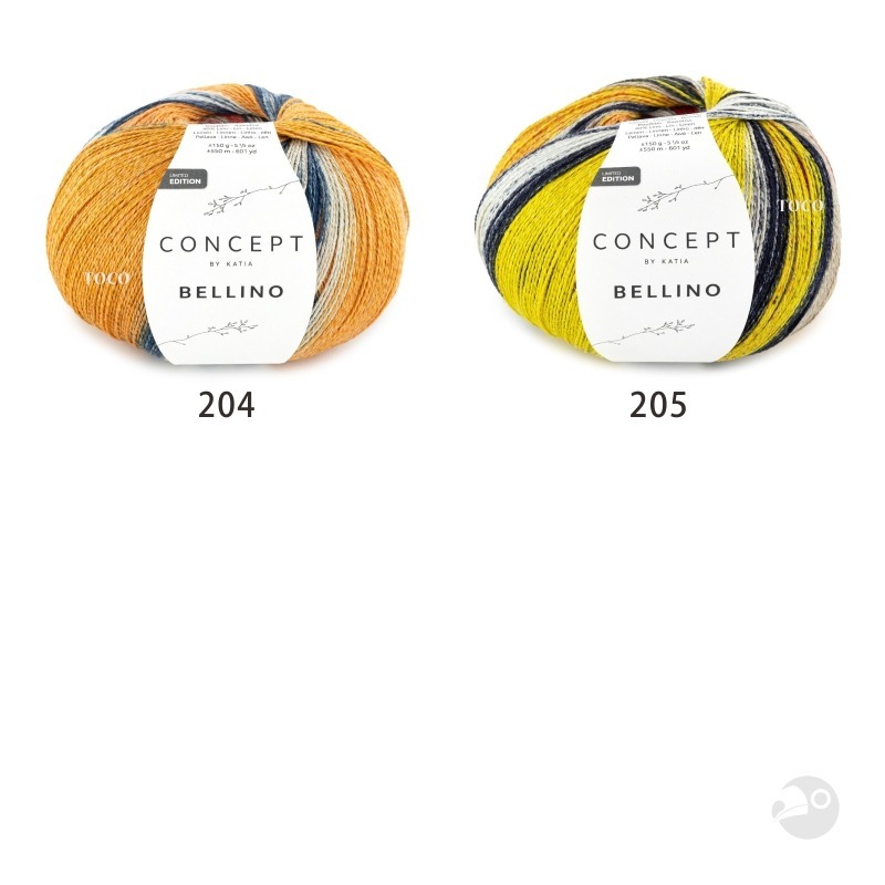 【大嘴鳥】Katia 貝儂漸層棉麻 BELLINO 春夏紗 編織線材 歐洲進口-細節圖3