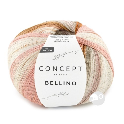 【大嘴鳥】Katia 貝儂漸層棉麻 BELLINO 春夏紗 編織線材 歐洲進口-規格圖6