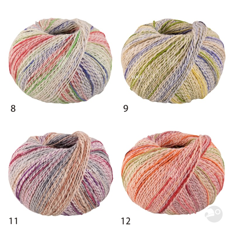 【大嘴鳥】Lana Grossa 1433 多爾多彩線 TORTO 春夏紗 編織線材 歐洲進口-細節圖3