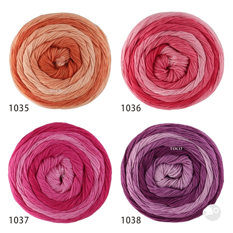 【大嘴鳥】Lana Grossa 1869 哥米多漸層有機棉 GOMITOLO TONO 春夏紗 編織線材 歐洲進口-細節圖3