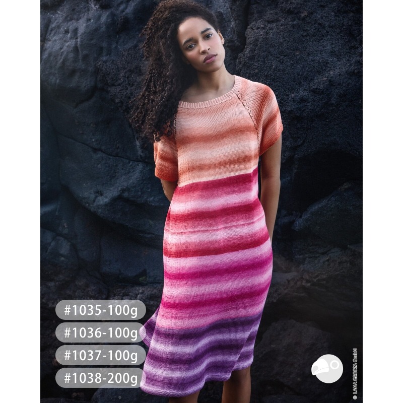 【大嘴鳥】Lana Grossa 1869 哥米多漸層有機棉 GOMITOLO TONO 春夏紗 編織線材 歐洲進口-細節圖7