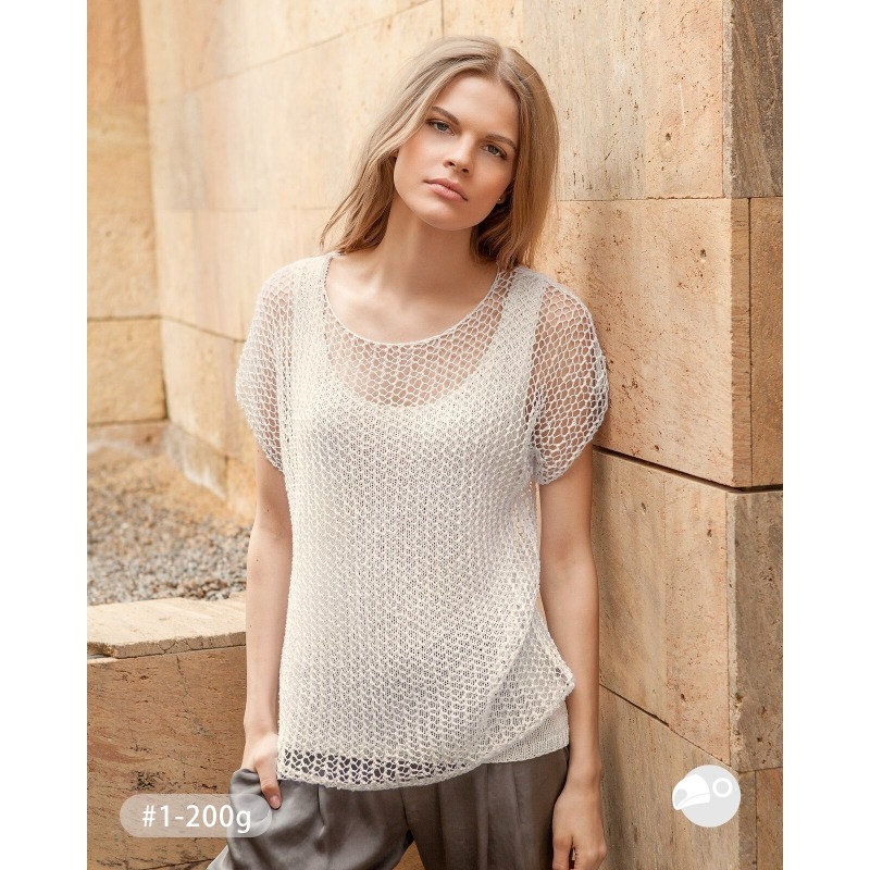 【大嘴鳥】Lana Grossa 1081 索蘿純亞麻線 SOLO LINO 春夏紗 編織線材 歐洲進口-細節圖5