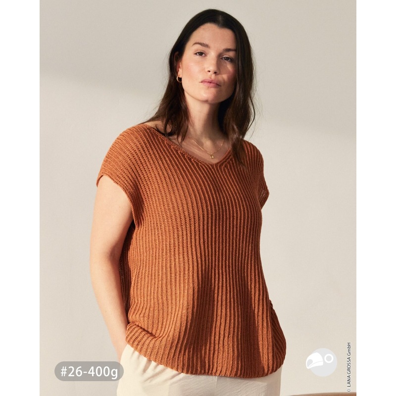 【大嘴鳥】Lana Grossa 1081 索蘿純亞麻線 SOLO LINO 春夏紗 編織線材 歐洲進口-細節圖7