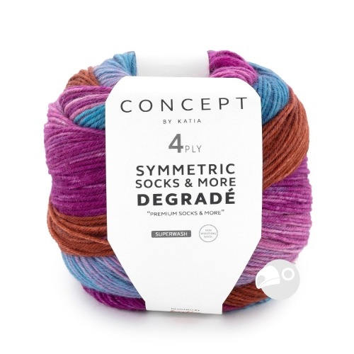 【大嘴鳥】Katia DG漸層毛線 Degradé Symmetric Socks & More sock yarn-規格圖5