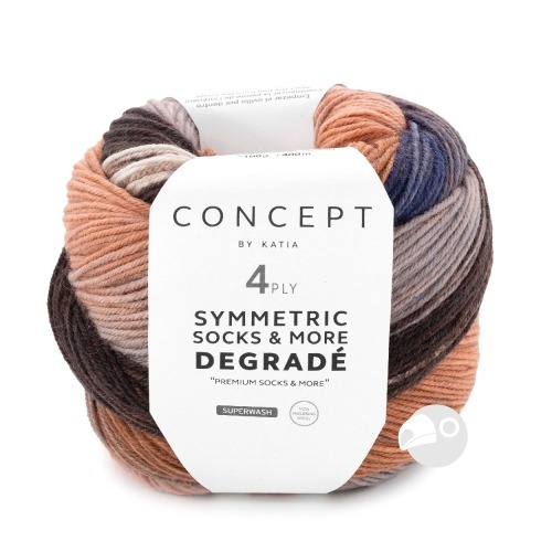 【大嘴鳥】Katia DG漸層毛線 Degradé Symmetric Socks & More sock yarn-規格圖5