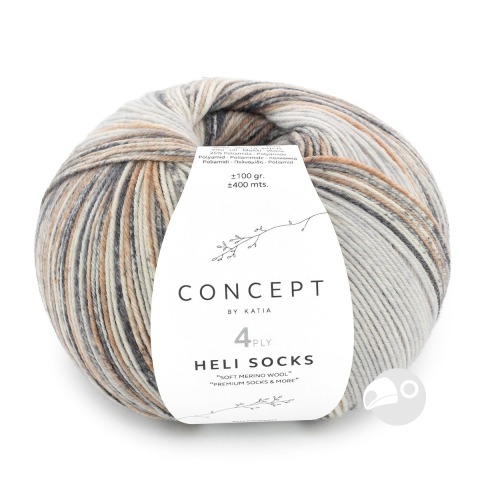 【大嘴鳥】Katia 海亦段染毛線 HELI SOCKS 編織線材 秋冬毛線 歐洲進口-規格圖5