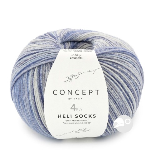 【大嘴鳥】Katia 海亦段染毛線 HELI SOCKS 編織線材 秋冬毛線 歐洲進口-規格圖5