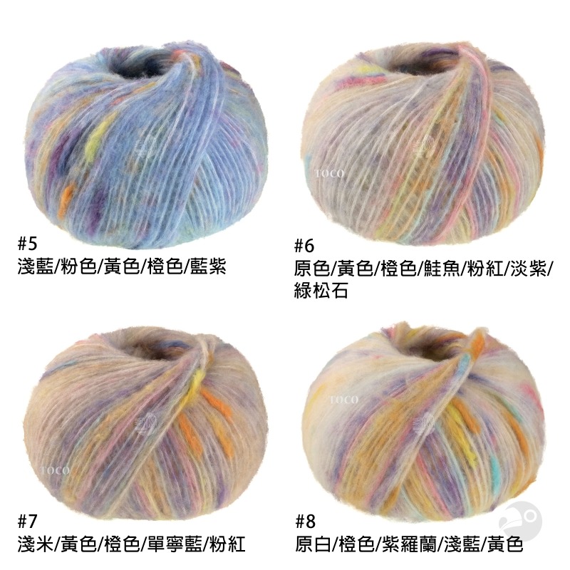 【大嘴鳥】Lana Grossa 1337 棉花糖花線 CASSATA 編織線材 秋冬毛線 歐洲進口-細節圖3